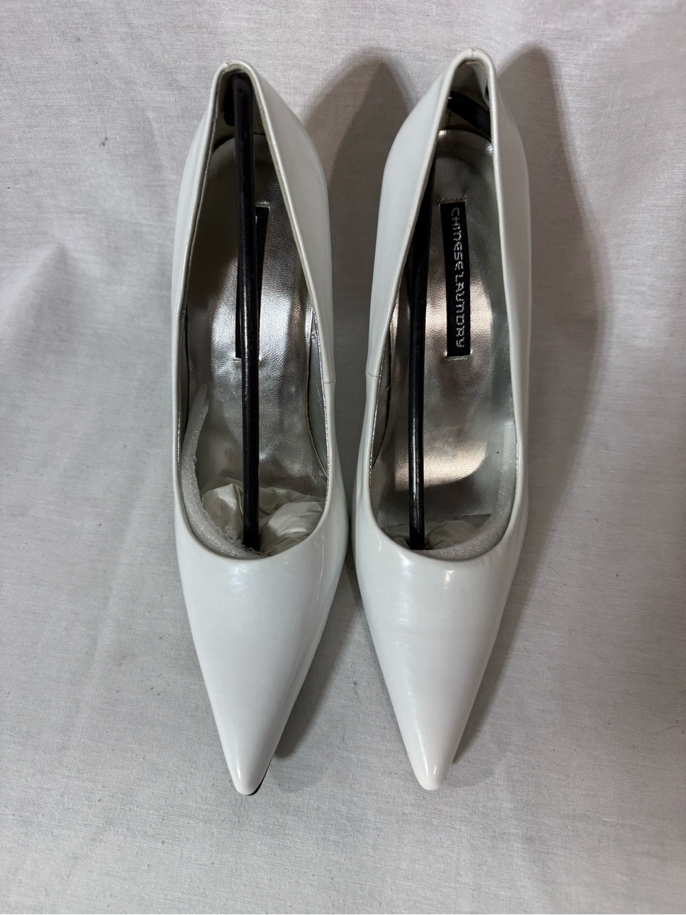 Chinese Laundry White Pointed-Toe Pumps Size 8.5